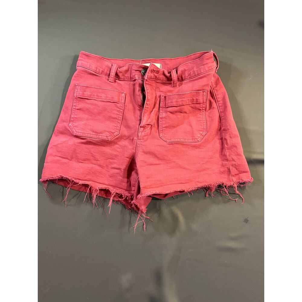 Madewell Pink Shorts Cutoff Size 27